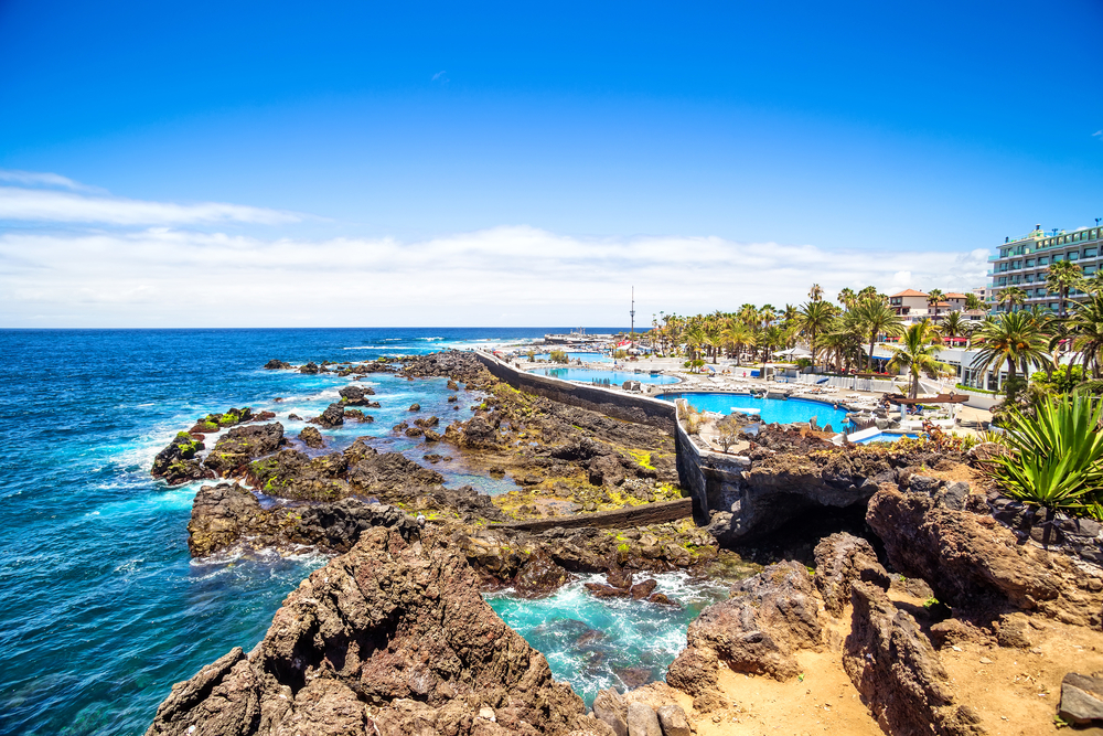 The smallest Canary Islands town boasts the largest swimming pool in the region.